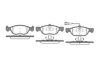 KAWE 0587 21 Brake Pad Set, disc brake